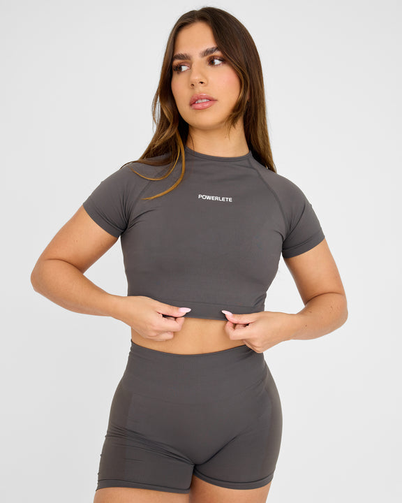 Evolve Nahtloses SS Crop Top