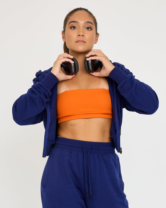 Core Classic Cropped Zip Hoodie