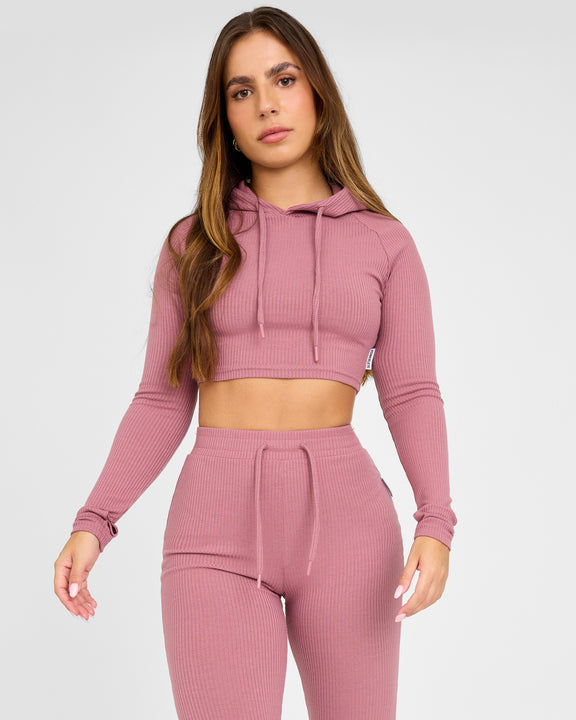 Lounge Cropped Hoodie
