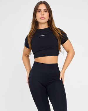 Evolve Crop Top SS senza cuciture