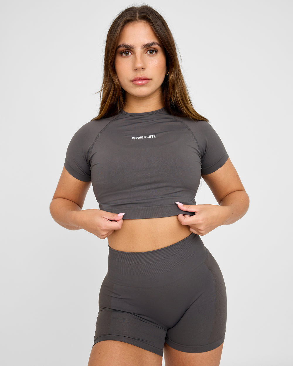 Haut court à manches courtes sans couture Evolve
