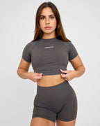 Evolve Nahtloses SS Crop Top