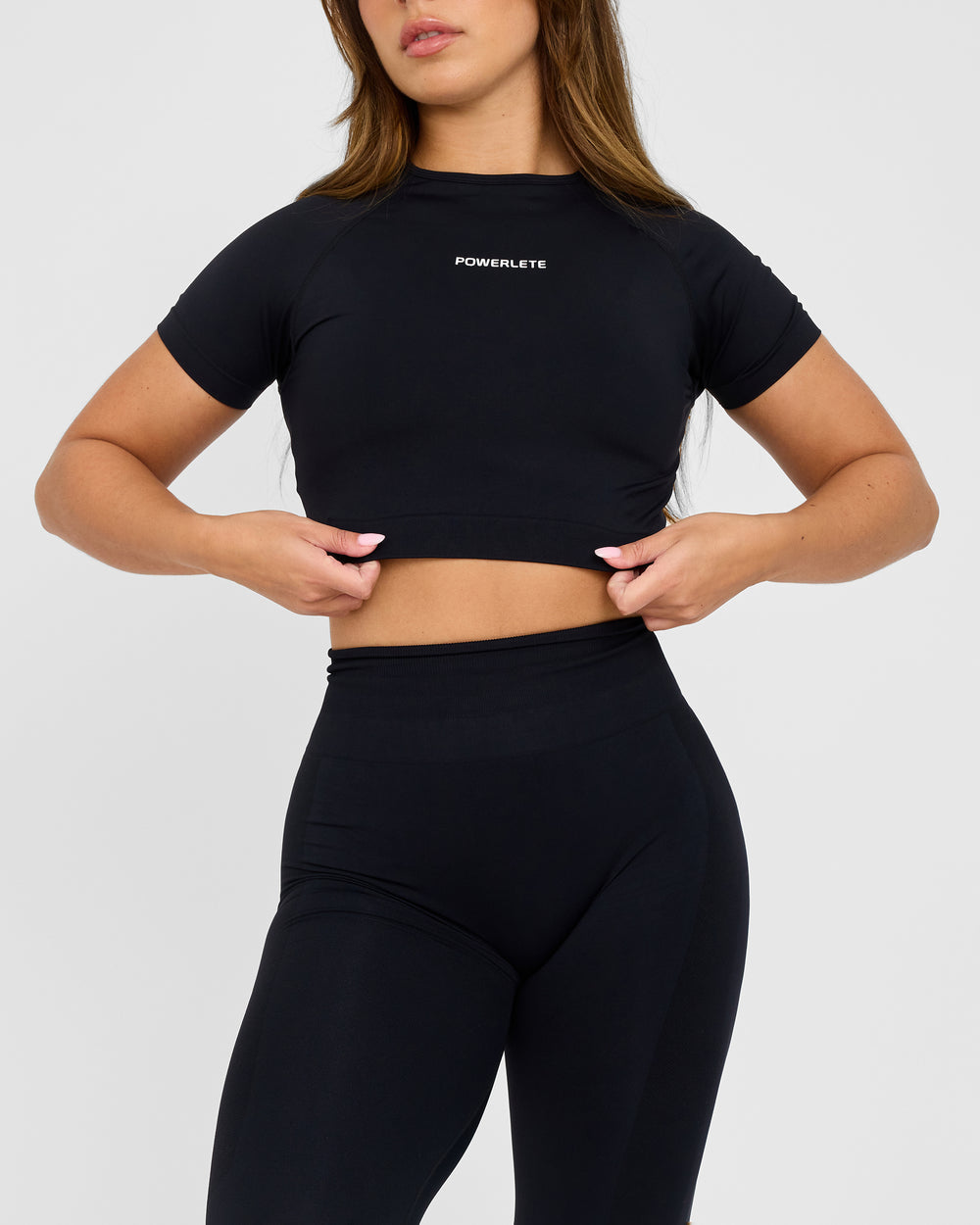 Evolve Crop Top SS senza cuciture