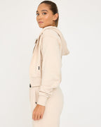 Sudadera con cremallera Core Classic Cropped