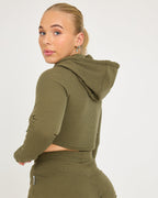 Sudadera con capucha Lounge Cropped