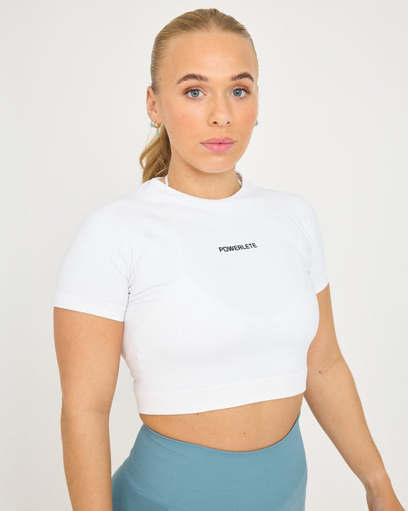 Haut court à manches courtes sans couture Evolve
